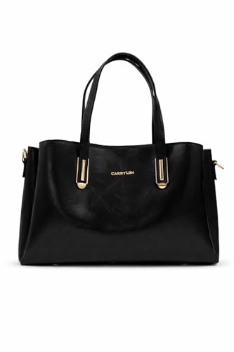 Image of Carrylux Women's Handbag, Crossbody Bag, Satchel, Ladies Purse, with Gold Finish Hardware & Spacious 3 Compartments