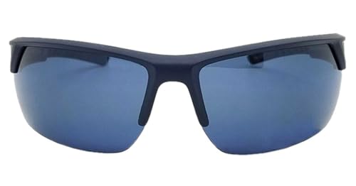 Harley-Davidson Men's HD Semi-Rimless Sunglasses, Matte Blue Frame & Blue Lenses2