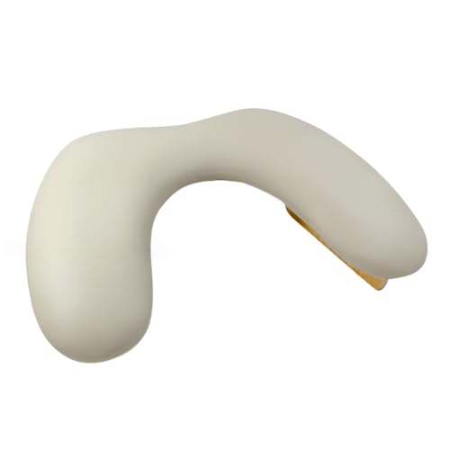 EiuuiojネイルアートU字型ハンドピロー蝶折りたたみベベルシンプルなレザーソファピローネイルアートショップ専用 (ミルクコーヒー色)