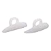 Bongles 1 Paar Foot Pain Relief Pads Feet Pflege Toe Corrector Hammerzehen Separator-schutz-kissen Weiß