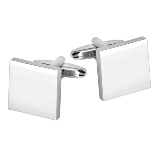 カフスボタン シンプルシルバー