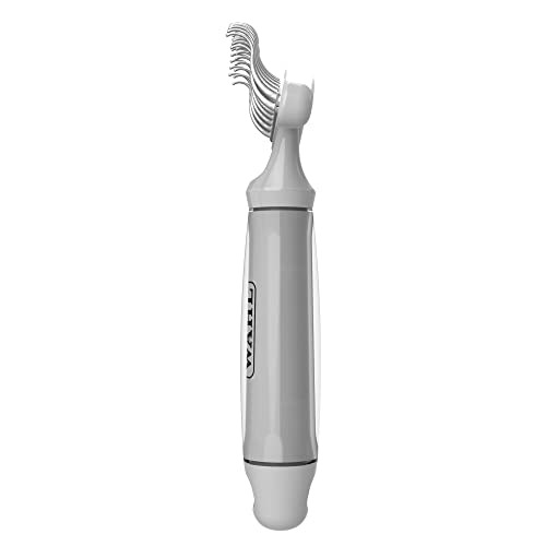 Wahl Professional Animal Canada Extreme De-Shedding Rake, Best Tool to Tackle All Shedding Problems, The no-Scratch Teeth Offer a Gentle Massage and Stimulate Natural Oils in Fur - Model 58527, Grey by Wahl - Image 3