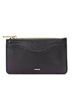 Vince Mens Top Zip Card Case Wallet, Versatile Fashion Accessory for Everyday Wear