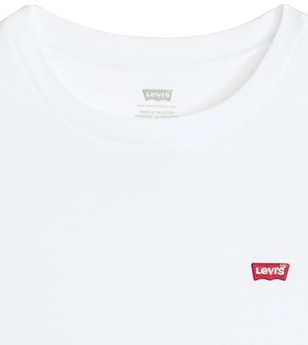 Levi's Lot de 2 t-Shirts Essential SS pour Femme, Lot de 2 t-Shirts Blancs, XS