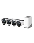 eufy Security – eufyCam S3 Pro 4-Kamera-Set, Überwachungskamera Außen, ohne 