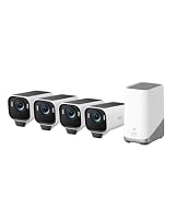 eufy Security – eufyCam S3 Pro 4-Kamera-Set, Überwachungskamera Außen, ohne 