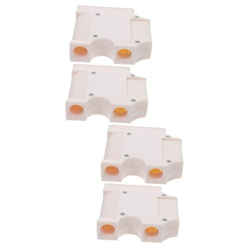BESPORTBLE 2 Juegos Ajustador De Cables Accesorios Náuticos Accesorios para Embarcaciones Ajustadores De Barandillas Cornamusa De Hardware De Clips Abs 2 Piezas * 2