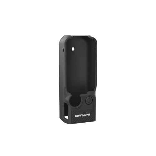 Twaxl DJI OSMO Pocket 4P/4/3 ��p TPU�\�t�g�P�[�X�i���M�݌v�E�y�ʁE�O���b�v������E�J���t���J���[�j (Black)