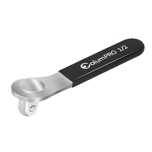 Image of Low Profile Socket Lever, 1 /2 inch Drive Breaker Bar, Extra Low Profile Stubby Wrenches Set, Non-Ratcheting, Great for Boats, RV, Off Road Vehicle