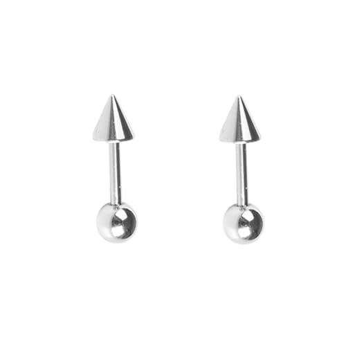 16G Boucles d’Oreilles Minimalistes Spike Stud Pour Femmes Hommes Acier Inoxydable Minuscule Cartilage Helix Tragus Vis Arrière Crayons Perforants...