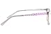 Hello Kitty HK348-1 Eyeglasses Girl's Grey Transparent Full Rim 48mm
