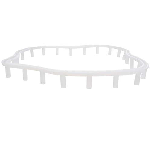 SOIMISS Molde de Silicona Grande para Bandeja DIY Molde Flexible para Manualidades Resina Epoxi Soporte Irregular Transparente para Artesanía Creativa