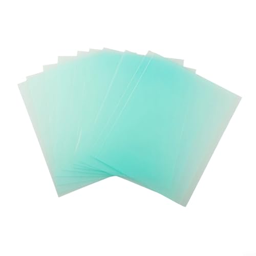 Cubierta protectora de soldadura de policarbonato transparente, paquete de 10 placas para casco de soldadura, hoja de protección de varios tamaños, oscurecimiento solar, protección contra salpicaduras