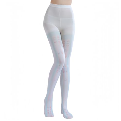 Image of Sahabowi Women's Sheer Tights, Digital Print Designs Stockings
