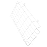 FOMIYES Metallabdeckung für Notausgangsschilder Schutzgitter aus Edelstahl 6mm Dicke Wandmontage Geeignet für Brandschutz und Fluchtwegkennzeichnung