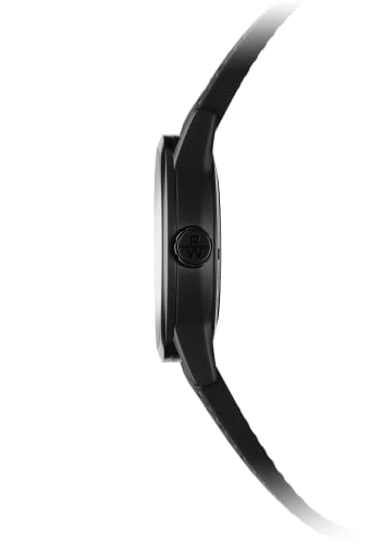 RAYMOND WEIL Freelancer Men's Calibre RW1212 Skeleton Automatic Watch - 42 mm, Stainless Steel with Black PVD Coating, Black Rubber Strap, Open-Worked Black Dial (2785-BKR-20000)2