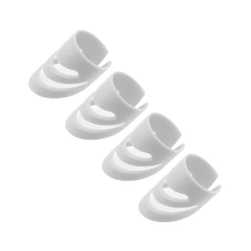 Finger Guards For Guitar 30pcs Pik Finger Picks For Acoustic Electric Guitar Stringed Instrument M/L/XL DIY Covers Parts(White,X-Large)