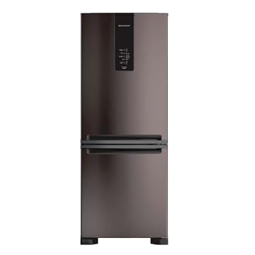 Refrigerador Brastemp 447 Litros Frost Free Inverse Black Inox BRE57FE – 220 Volts