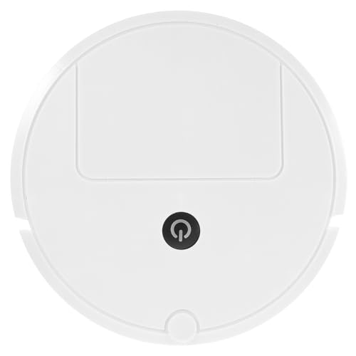 BESPORTBLE Robot Balayeur et Laveur de Sols Automatique Blanc, Recharge USB, Autonomie Longue Durée, Design Fin pour Nettoyage Complet, Machine Autonettoyante pour Entretien Maison et Sols