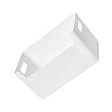 BESPORTBLE Aufbewahrungsbox mit Griff Weiß Vielseitiger Aufbewahrungskorb aus Robustem Kunststoff...