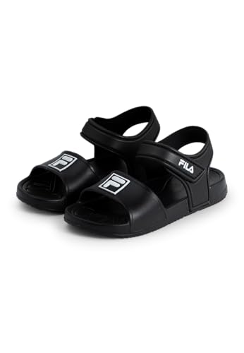 FILA Sandales Fiori pour enfant unisexe, Noir, 28 EU