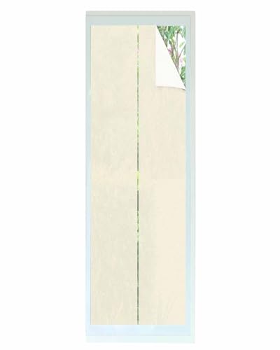 Vinilo decorativo para ventana beige 17 x 78 pulgadas miniatura 1
