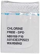 Hach DPD Free Chlorine Reagent Powder Pillows, 10 mL, Pack of 100, Range from 0.02-2.00 mg/L Cl₂, USEPA Accepted Method 8021, Drinking Water and Wastewater Analysis, for Use with Colorimeter, 2105569