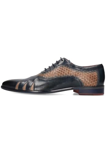 Melvin & Hamilton Homme Toni 44 Crust Navy Woven Tissu Oxford, Bleu