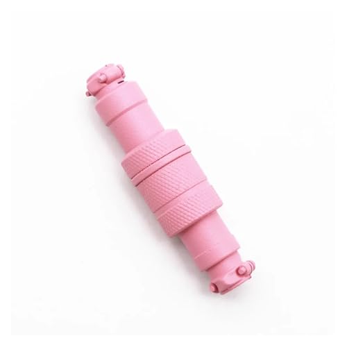 Connettore GX16 colorato a 4 pin 1 set 13 colori per cavo tastiera meccanica Spina GX16 maschio e femminaPink