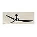 Wentylator Sufitowy 52-calowy wentylator sufitowy z plastikowym światłem 5-biegów, odwracalne fanów sufitowych z pilotem do salonu sypialni do Sypialni (Color : Black)