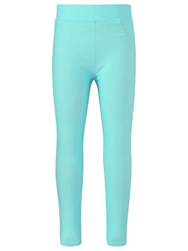 Kids Girls Classic Soft Comfortable Cotton Spandex with Elastic Waistband Leggings Yoga Stretch Pants