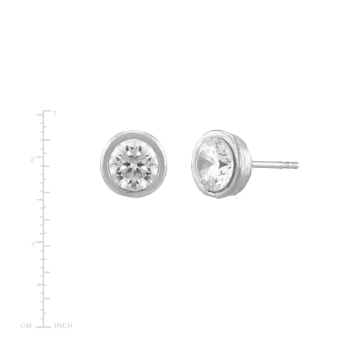 Silpada 'Shine On' Cubic Zirconia Stud Earrings In Sterling Silver #TOP3