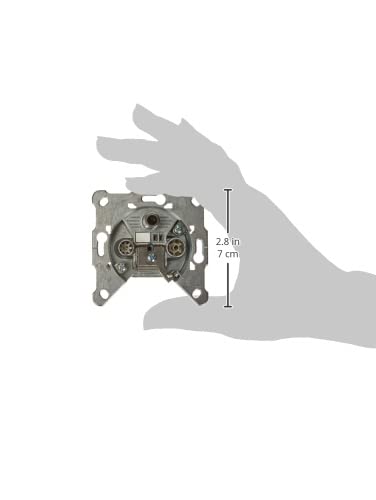 Gira Antennensteckdose FS 302 F – Mit 3 Anschlüssen, F-Buchse Für Satellit, Enddose