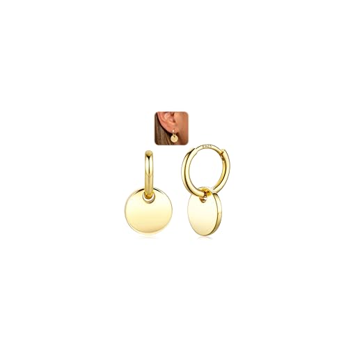 Lolias Gold Tone Huggie Earrings with Detachable Charm Lolias Gold Tone Huggie Earrings with Detachable Charm
