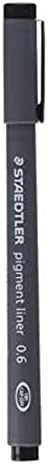 Staedtler ST 308019 PIGMENT LINER FINELINER 0.1 MM, Black