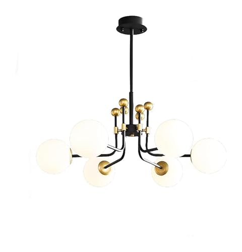 Plafonnier molécule salon et lampadaire étanche haricot blanc CFWSHJ