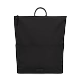 Lefrik - Mochila Gare - Compacta y Práctica - Tejido 100% Reciclado - Eco Friendly (Black)