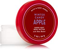 Bath & Body Works Holiday Traditions WINTER CANDY APPLE Body Butter Travel size 2 oz