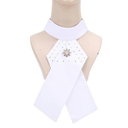 Gavigain Tie, Horse Riding Necktie, Horse Riding Stock Tie Soft Cotton Adult Necktie Collar for Equestrian Competition