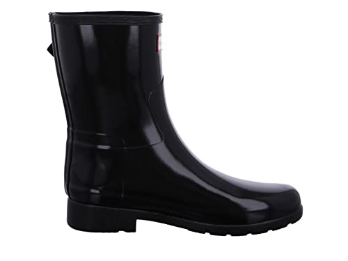 Hunter Women's Refined Short Gloss Mid Calf Boot - Image 4