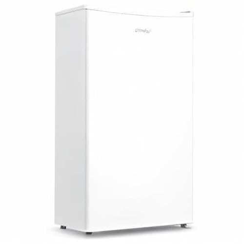 Comfee RCD80WH2(E) Kühlschrank mit Gefrierfach/ 80L Tischkühlschrank/mit 12 L Gefrierfach/ -18 °C bis -8 °C/ 4-Sterne-Gefrierschrank-Bewertung/ 137 kWh/Jahr/Einstellbare Temperaturregelung/Weiß