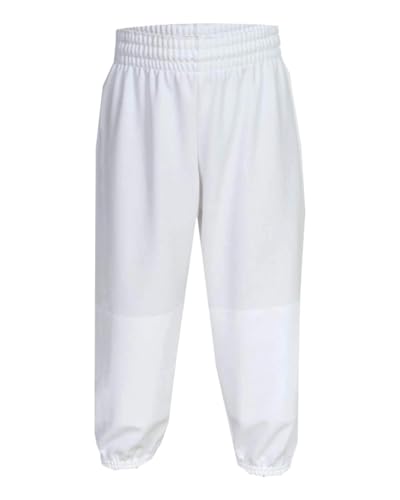 Youth USA Little League Pull-On Baseball/Softball Pants (US, Alpha, Small, Regular, White)