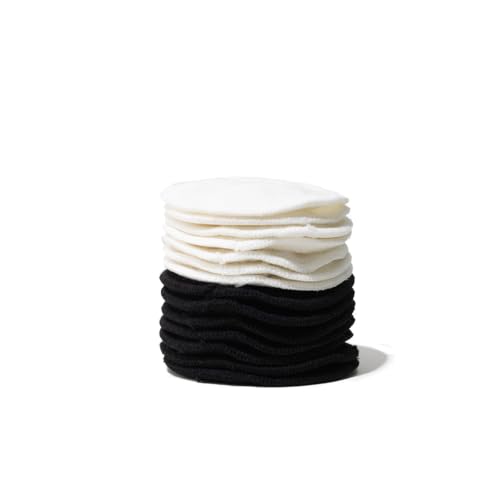Public Goods Reusable Bamboo Cleansing Rounds | 14 Count Makeup Remover Pads with Cotton Mesh Wash Bag | Alternative to Disposable Cotton Rounds | Gentle, Machine Washable, Vegan Skincare Essential