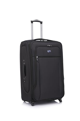 Aerostar Large 29” Lightweight Softshell Expandable Suitcase, Check in Luggage 2 Corner Wheels...