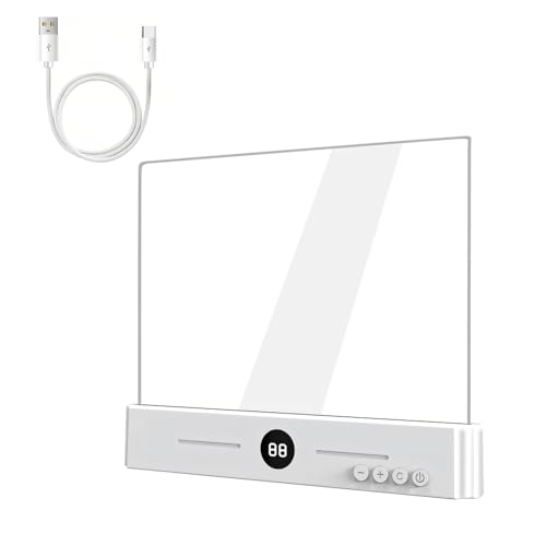 Lámpara de lectura LED portátil antideslumbrante con atenuación continua para mesilla