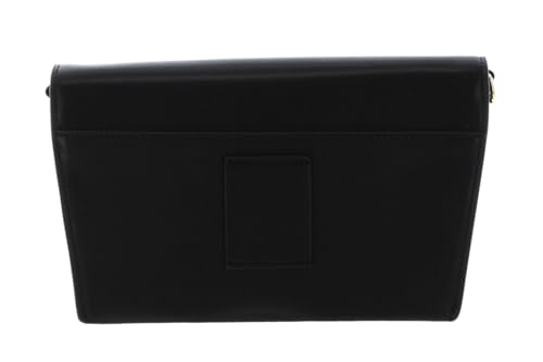 Sac Kisa Crossbody Black/Gold design géométrique rigide