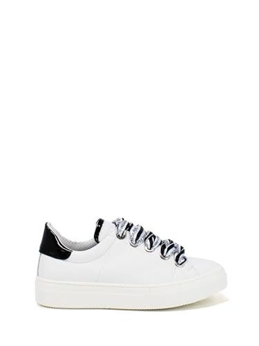 Baskets enfant blanc PATRIZIA PEPE chaussures de marque fille Ppj12