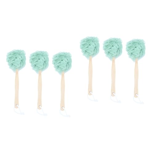 Balles de bain bois exfoliantes Healvian vertes pour une peau douce