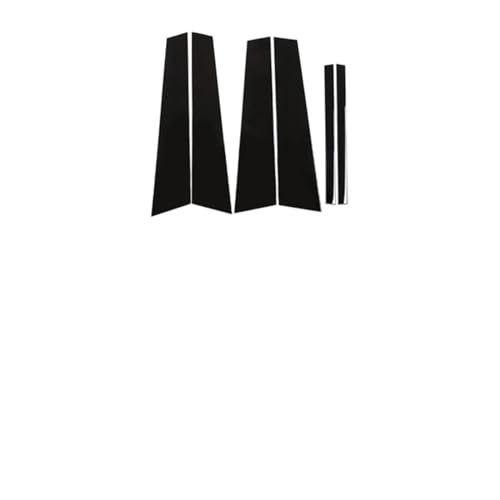 Postes de pilar para BMW Serie 5 G30 G31 (2017-2023), cubiertas pulidas de puerta, 6 uds.