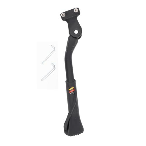 Fuchooky Soporte de Bicicleta Ajustable Soporte Lateral de Acero de Alta Resistencia para Bicicleta eléctrica Bicicleta con neumáticos Gordos Bicicleta de montaña Ciclismo Soporte de